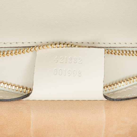 Pre-Loved Gucci Small Floral Embroidered Sylvie Crossbody Bag - Picture 7 of 9